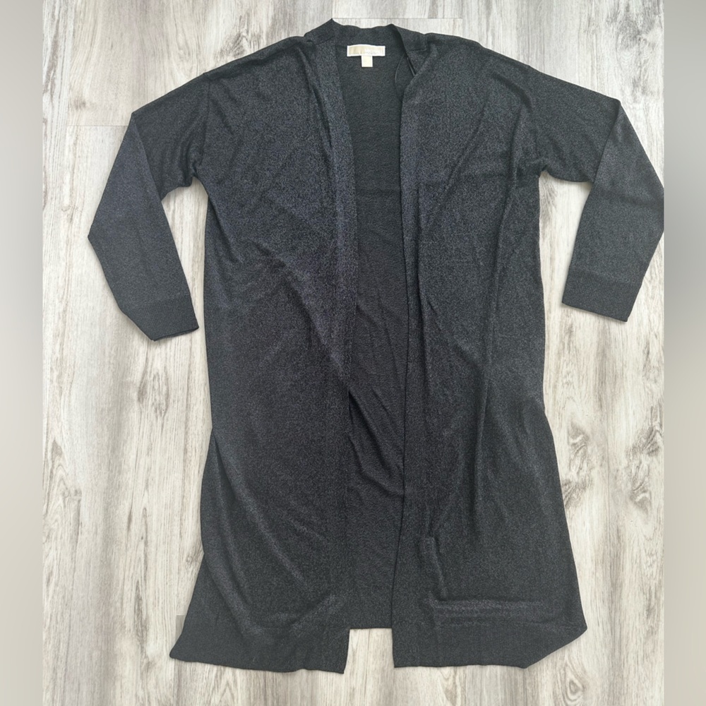 Michael Kors Black Cardigan with Shimmer NWOT